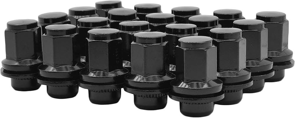 ねおぐ Amazon.com: 20 Pc Black Mag Lug Nuts OEM Black Factory M14x1.5